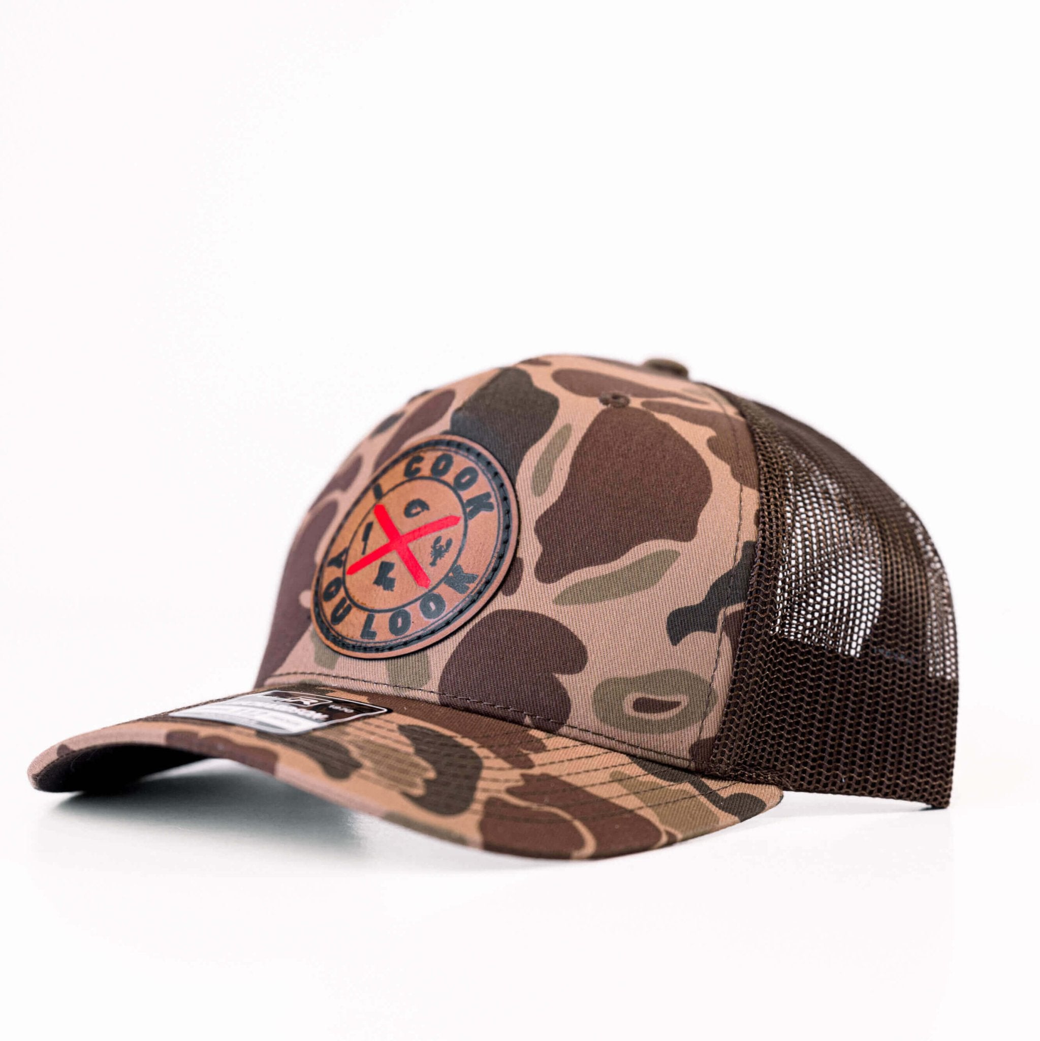 I Cook You Look Camo Trucker Hat – Richardson 112 - Merchandise | My Store