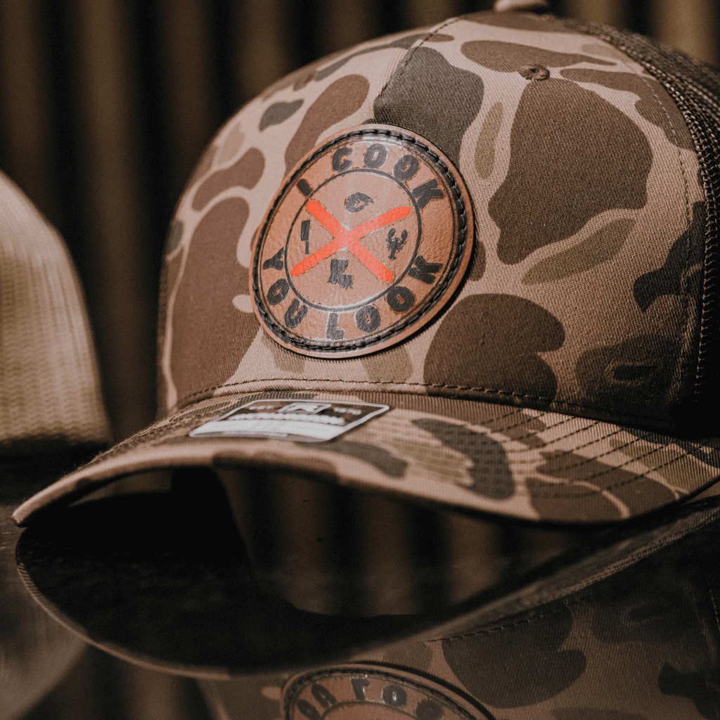 I Cook You Look Camo Trucker Hat – Richardson 112 - Merchandise | My Store