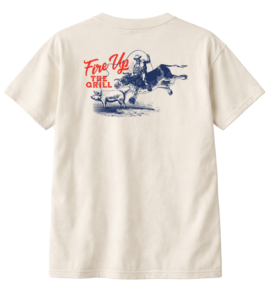 ICYL “Fire Up The Grill” Pocket T-Shirt - Merchandise | I Cook You Look