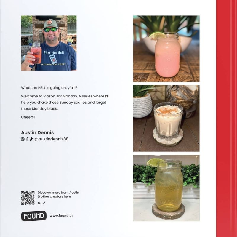 Mason Jar Mondays Cocktail Book - Cookbooks | I Cook You Look