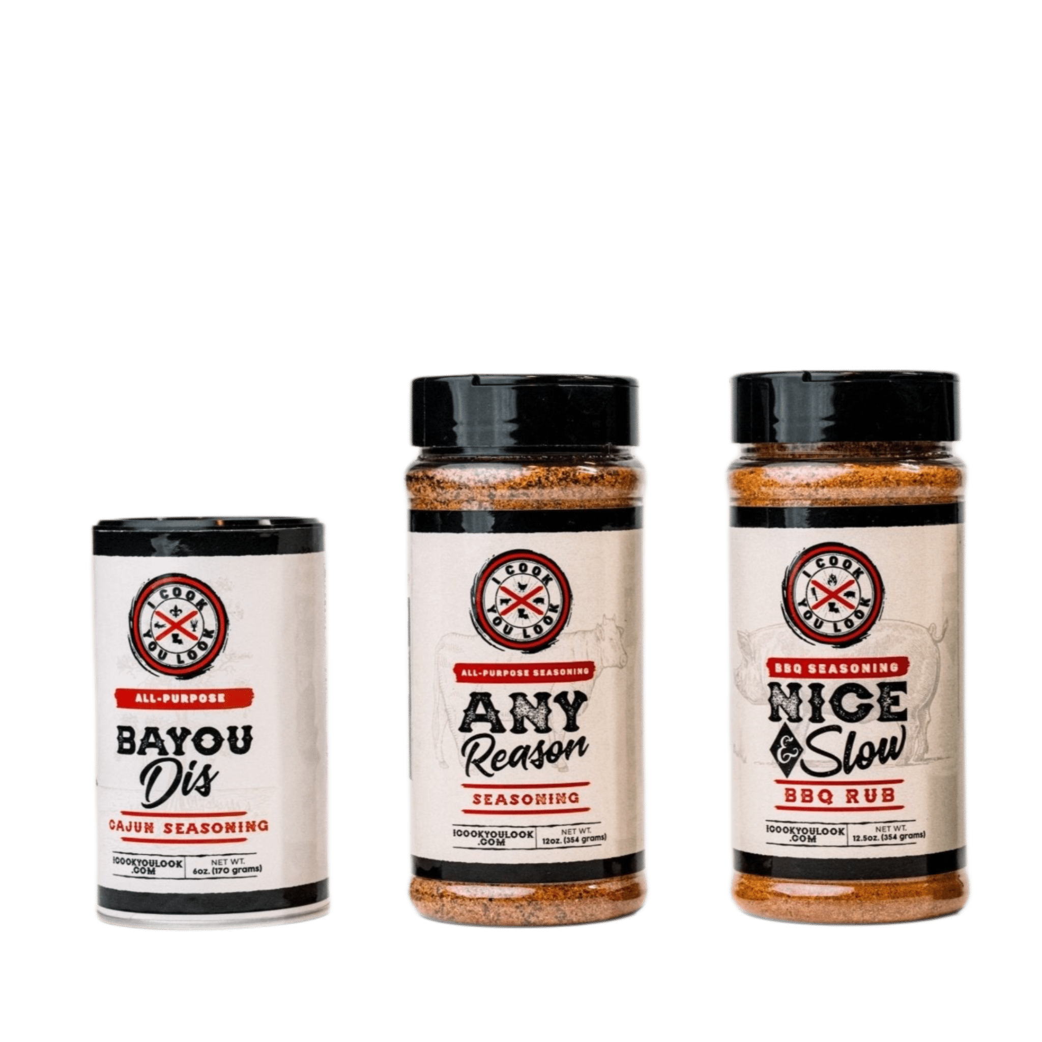 The Big Three - Seasoning Trio - Bundles | I Cook You Look