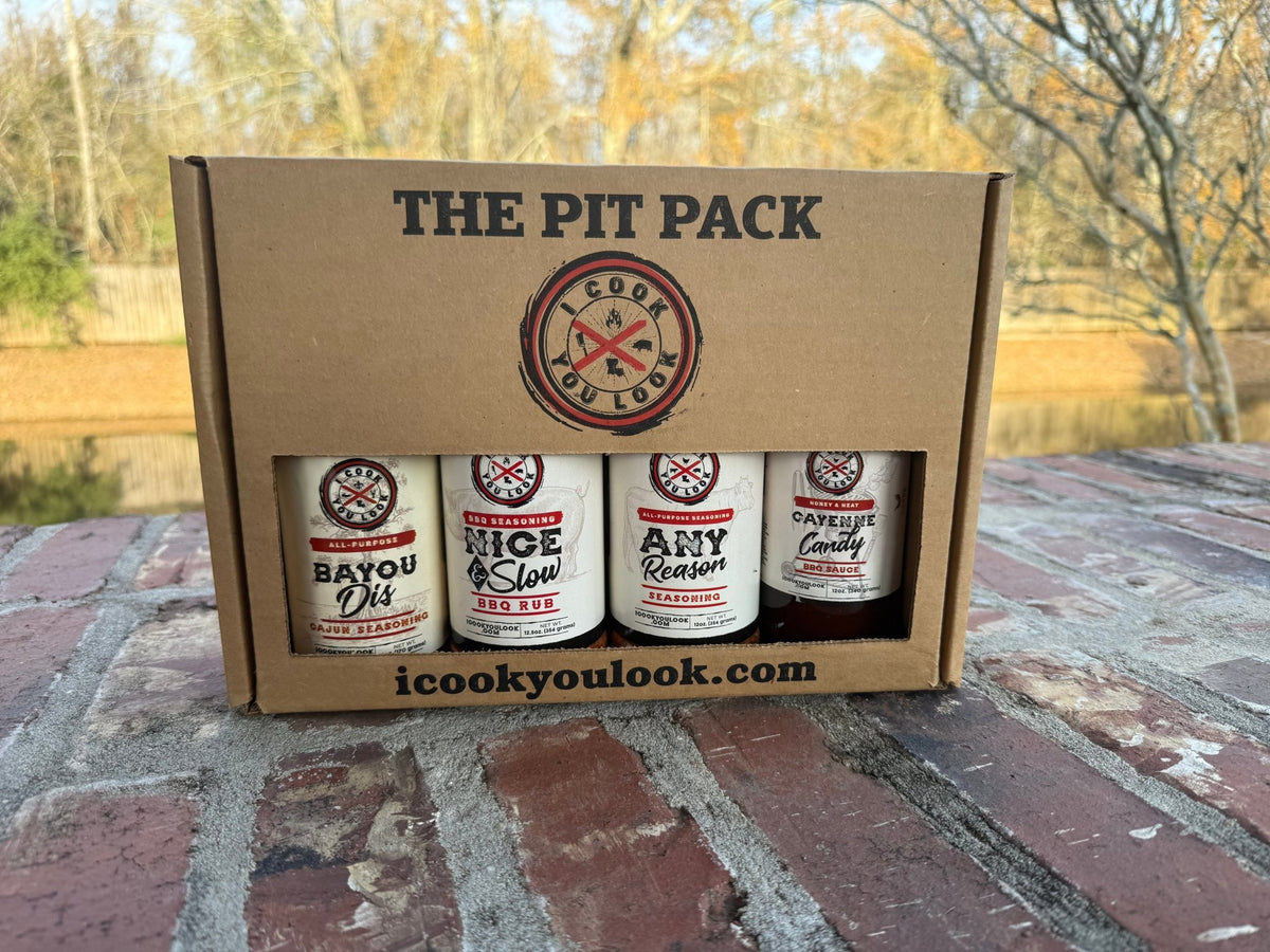 Pit Pack Quick Product Bundles | BBQ Sauce & Seasoning Gift Sets – I Cook You Look